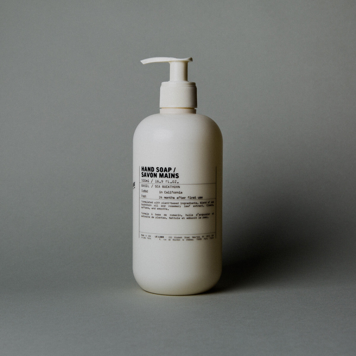 LE LABO ルラボ　ハンドソープ　バジル(ギフト　ラッピング付き)