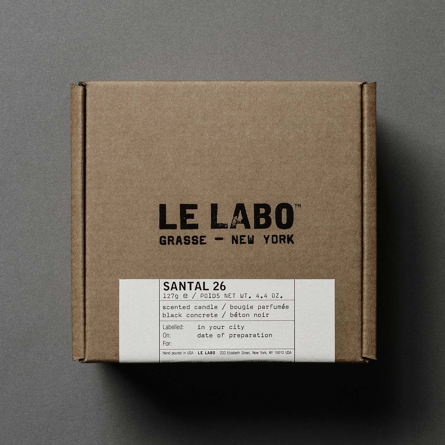 LE LABO SANTAL 26 コンクリートミニキャンドル Amazon.com: Le Labo SANTAL 26 mini concrete candles 59.5g / 2.1oz